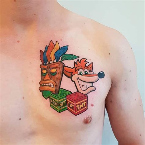 Crash bandicoot tattoo - When autocomplete results are available use up and down arrows to review and enter to select. Touch device users, explore by touch or with swipe gestures.